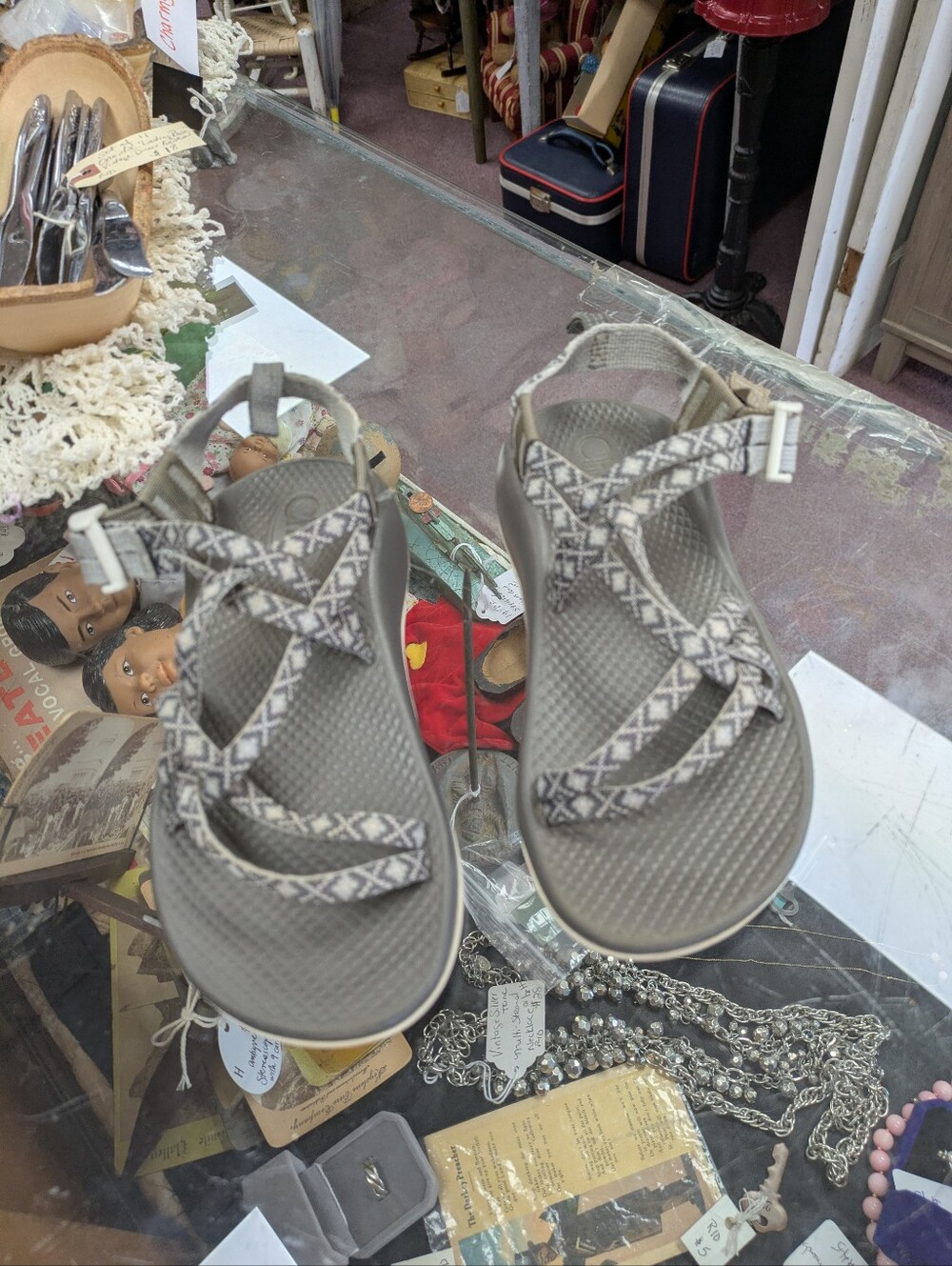 Chacos Youth Size 3 Gray Outdoor Sport Sandals - Lightweight Comfort